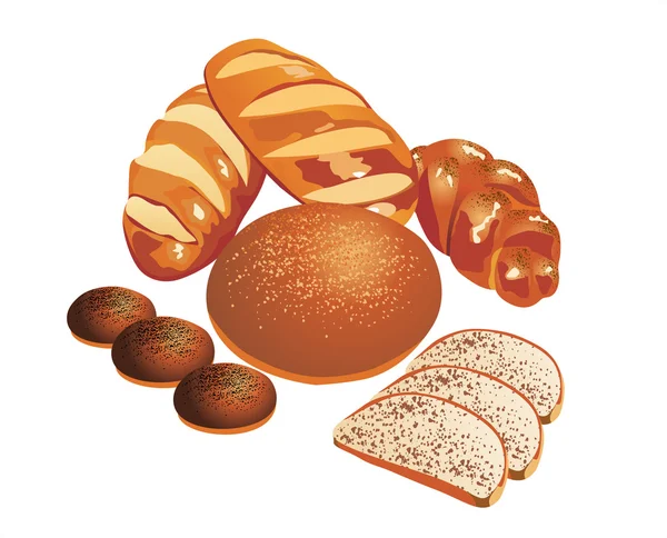 stock vector Bread