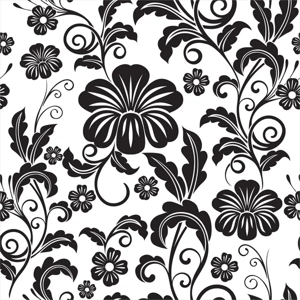 Seamless floral background Stock Illustration