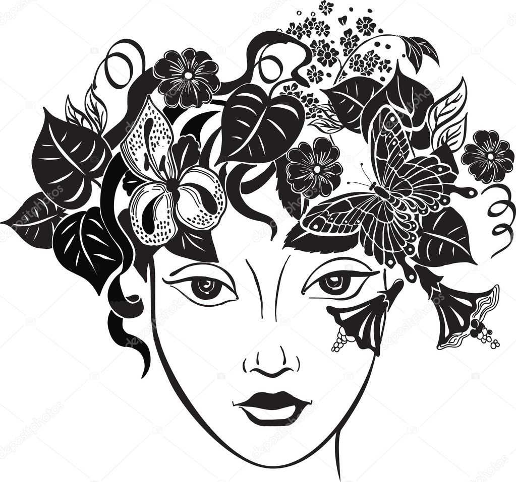 Mother nature vector