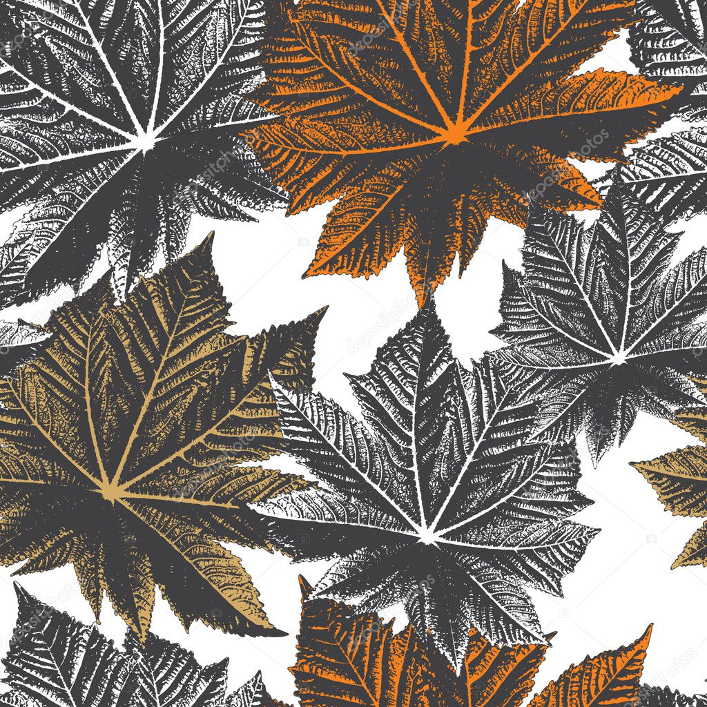 Leaf pattern vector