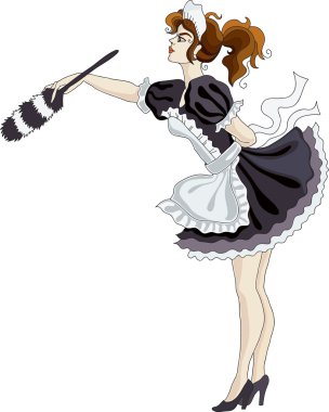 Chambermaid clipart