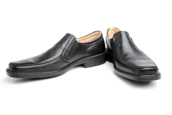 Paar zwarte man schoenen — Stockfoto