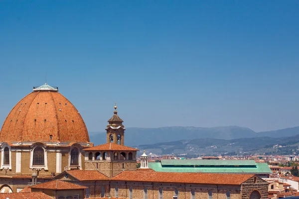 Una Cupola Una Chiesa Toscana — Foto Stock