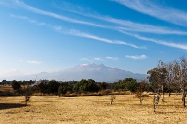 Popocatepetl volcano in Mexico clipart