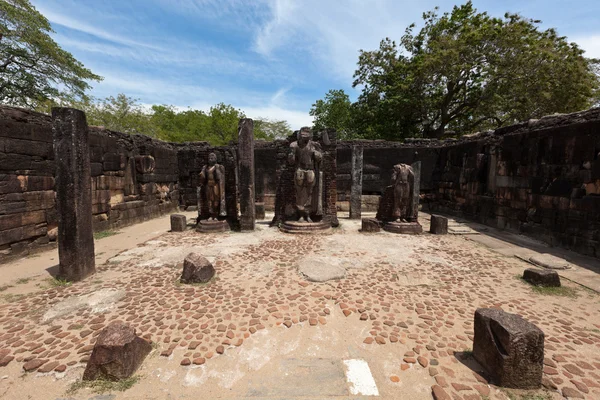 Ruínas antigas. Polonnaruwa, Sri Lanka — Fotografia de Stock