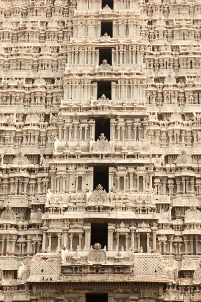 Torre de Templo de Arunachaleswar. Tiruvannamalai, Tamil Nadu, Ind. — Fotografia de Stock