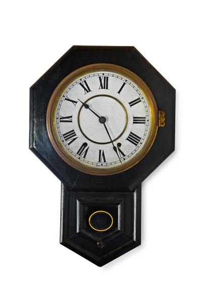Настінні годинники ізольовані — стокове фото