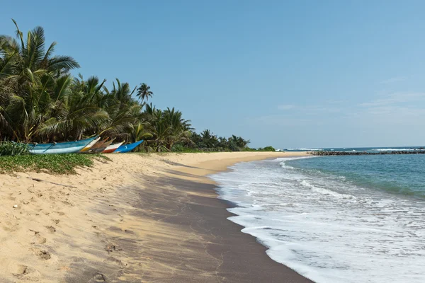 Praia idílica. Sri Lanka — Fotografia de Stock
