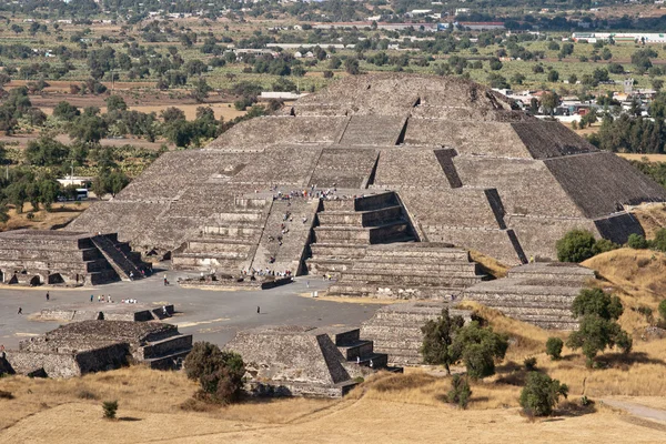 Piramide van de maan. Teotihuacan, mexico — Stockfoto