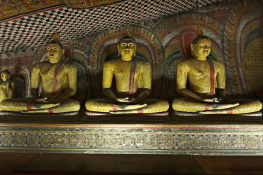 Antik Buda resim? Dambulla kaya Tapınağı mağaralarda, Sri Lanka