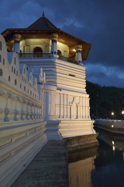 Temple of the Tooth. Evening. Sri Lanka clipart