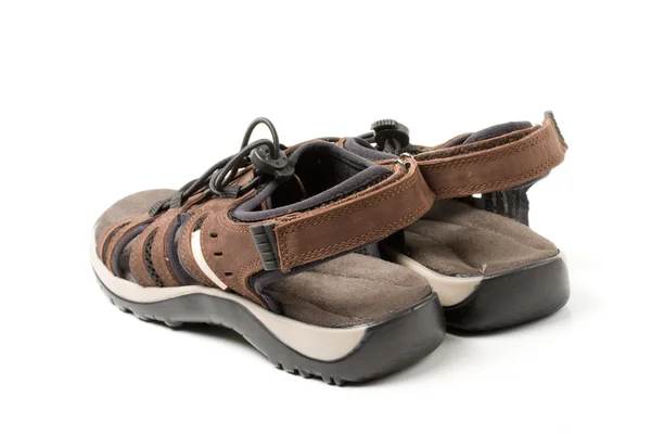 Pár sportovních sandálů izolovaných — Stock fotografie