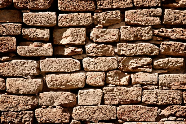 古代の石壁の質感 — ストック写真
