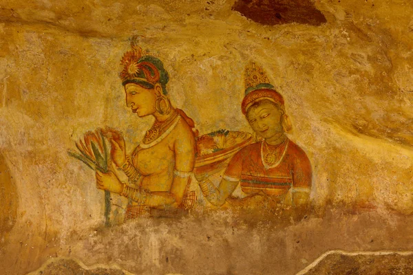 Freski Sigiriya — Zdjęcie stockowe