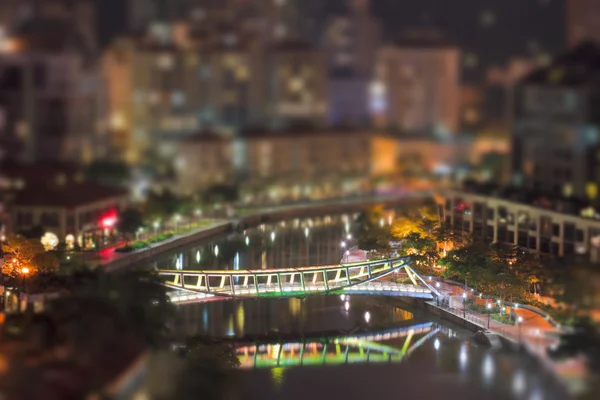 Вечір в Сінгапурі — стокове фото