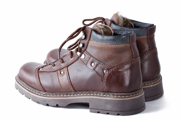 Par de zapatos de invierno aislados —  Fotos de Stock