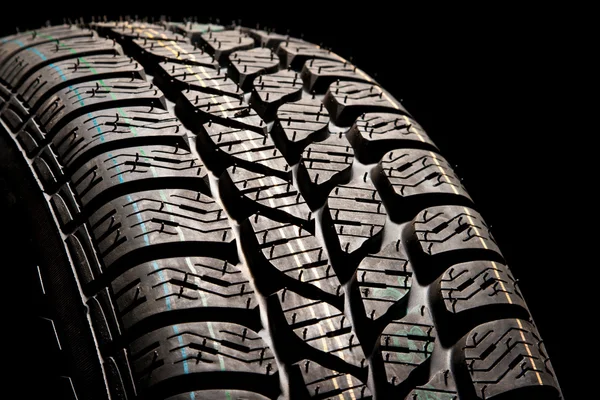 Gros plan sur les pneus — Photo