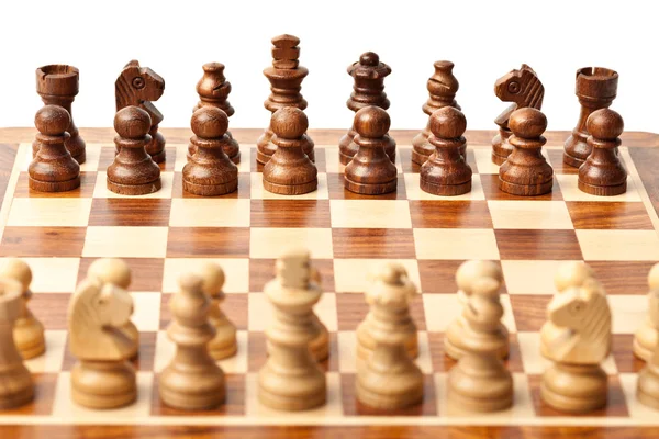 Xadrez - começo de jogo — Fotografia de Stock