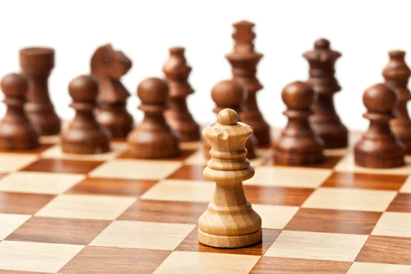 Schach - einer gegen alle — Stockfoto