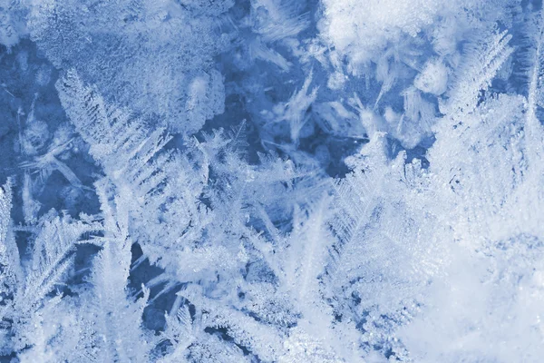 Struktury powierzchni śniegu — Zdjęcie stockowe