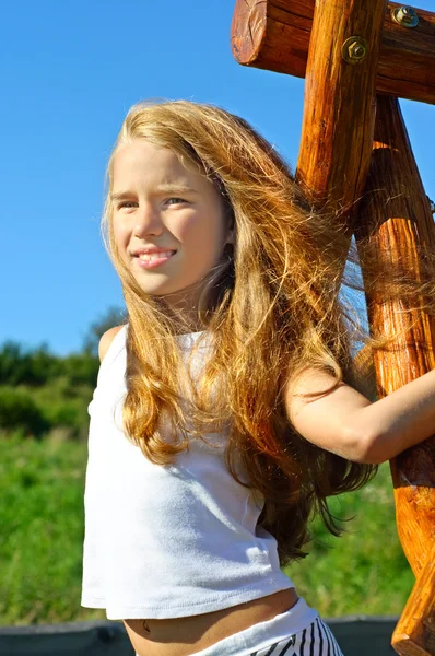 Chica de ocho años —  Fotos de Stock