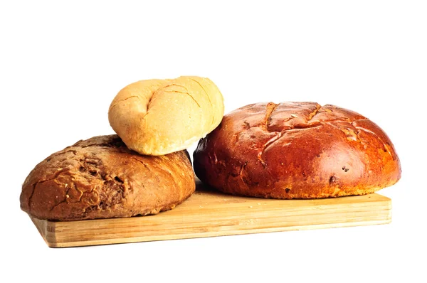 Деякі види свіжого хліба — стокове фото