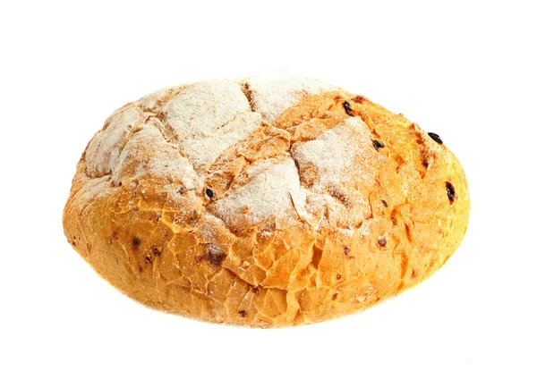 Taze ekmek yuvarlak biçim — Stok fotoğraf