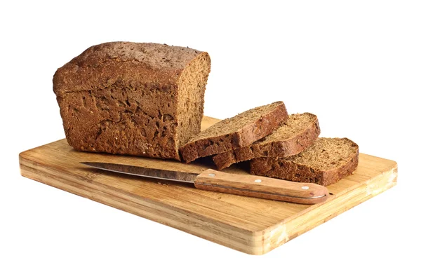 黑麦切片面包 — 图库照片