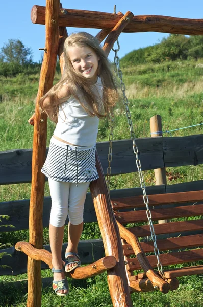 Chica de ocho años —  Fotos de Stock