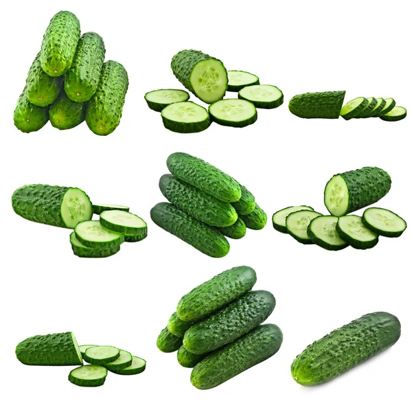 Cucumber collage — Stock Photo, Image