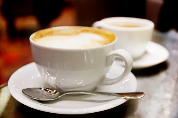 커피 카푸치노 한잔 — 스톡 사진