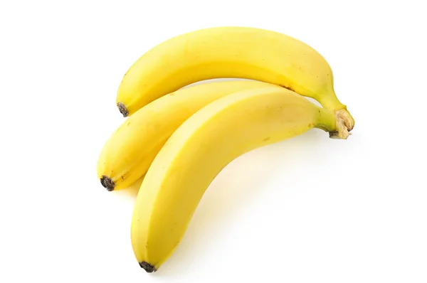 Tres plátanos frescos —  Fotos de Stock