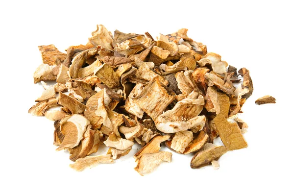 Dried white mushrooms — Stock Photo, Image