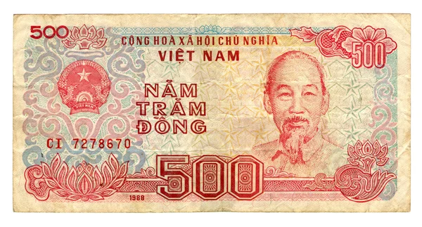 500DongSchein von Vietnam Stockfotografie lizenzfreie Fotos