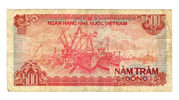 Bill 500 dong do Vietname — Fotografia de Stock