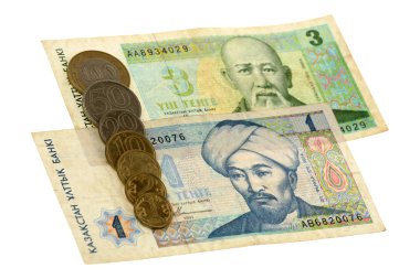 Tenge bill of Kazakhstan clipart