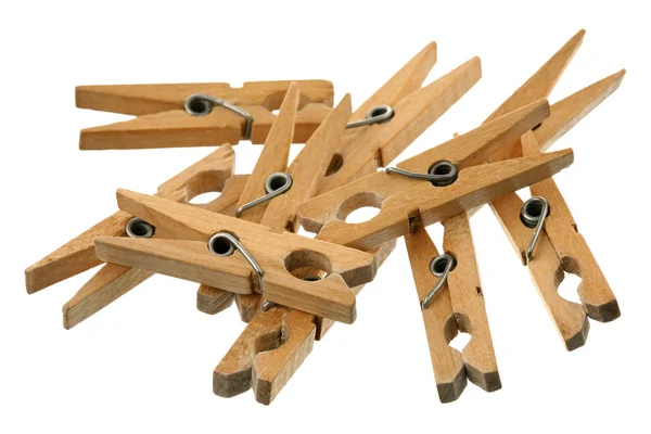 나무 clothespins — 스톡 사진