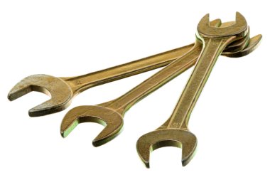 Three wrenches clipart