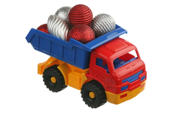 Brinquedos no caminhão — Fotografia de Stock
