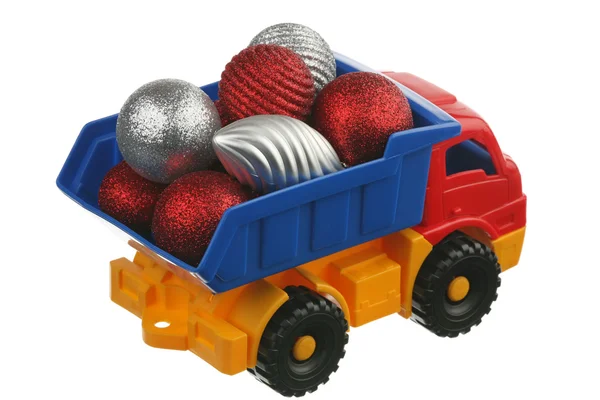 Speelgoed in de truck — Stockfoto