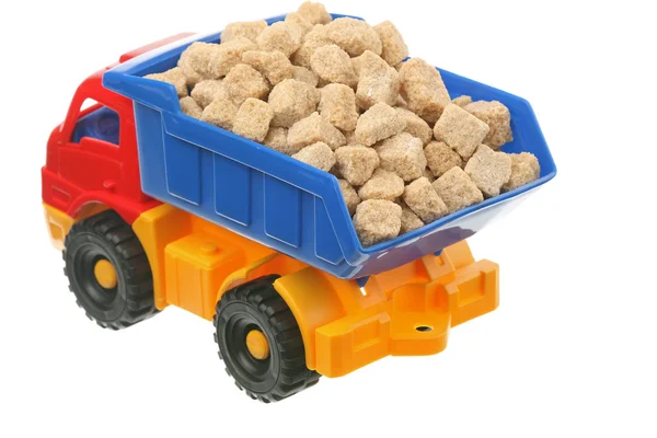 Açúcar no camião — Fotografia de Stock