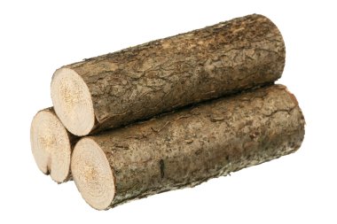 Three logs clipart