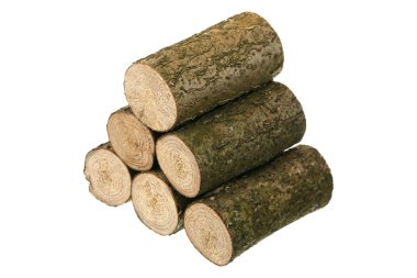 Six logs clipart