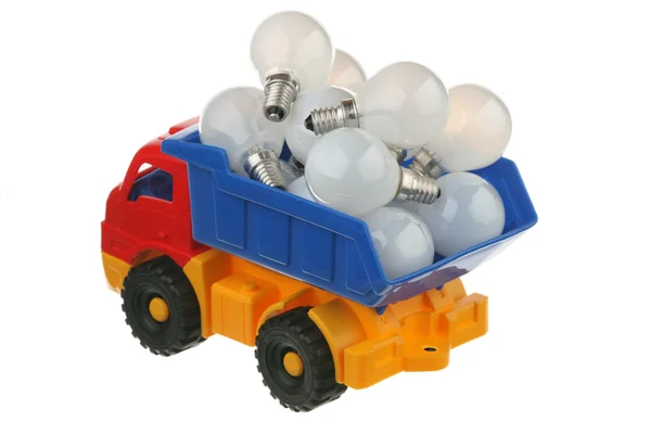Bulbs in the truck — Stock Photo, Image