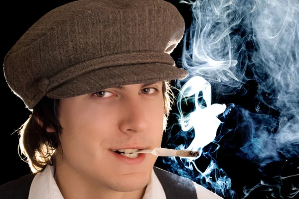 흡연 남자 — 스톡 사진