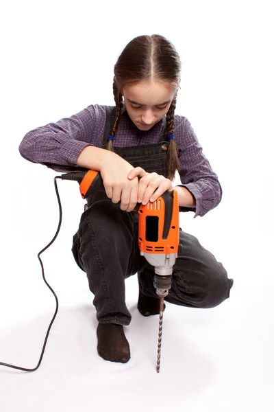 Little Master Girl Drill — Stock Photo, Image