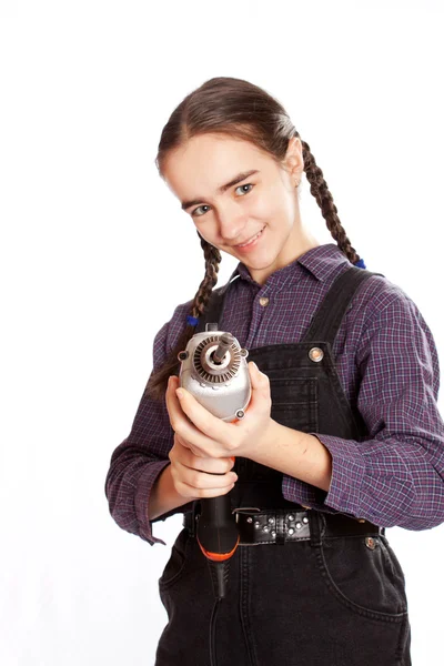 Little Master Girl Drill — Stock Photo, Image