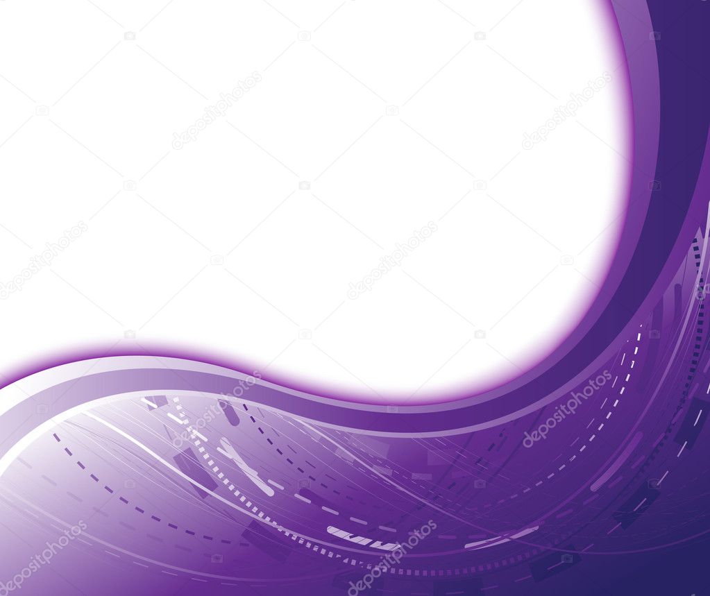 Violet abstract geometrical banner — Stock Vector © phyZick 4048580