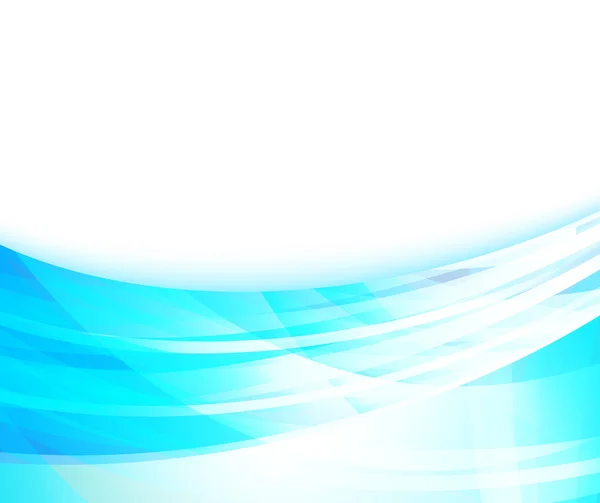 Abstract blauwe achtergrond - Vleug — Stockvector