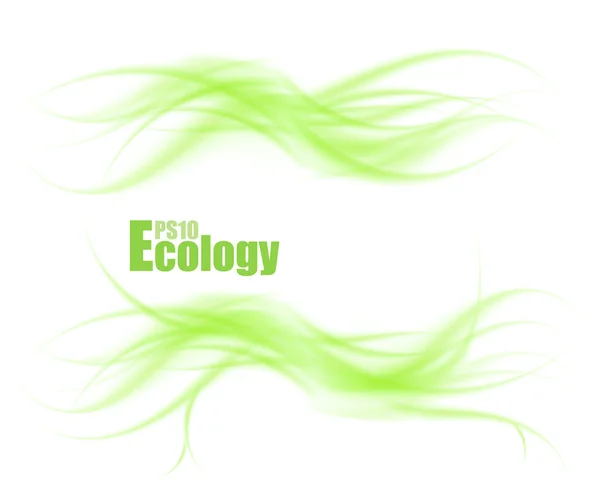 Abstracte Golf ecologie concept — Stockvector